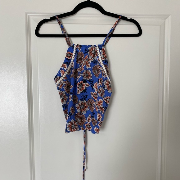 Dance & Marvel Floral Halter Top Size Small New without Tags - Picture 4 of 11